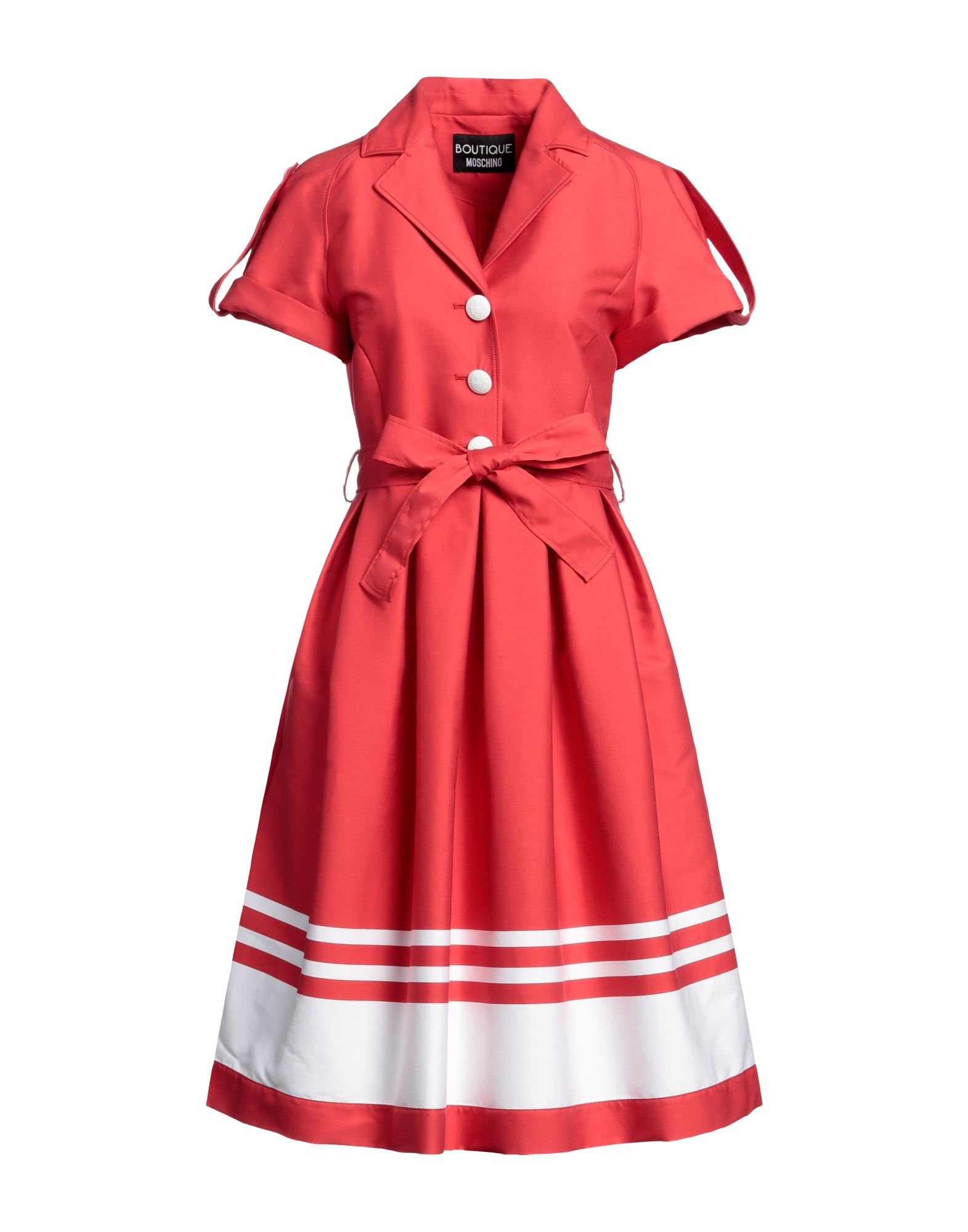 BOUTIQUE MOSCHINO Midi-kleid Damen Rot BOUTIQUE MOSCHINO Midi-kleid Damen Rot von BOUTIQUE MOSCHINO
