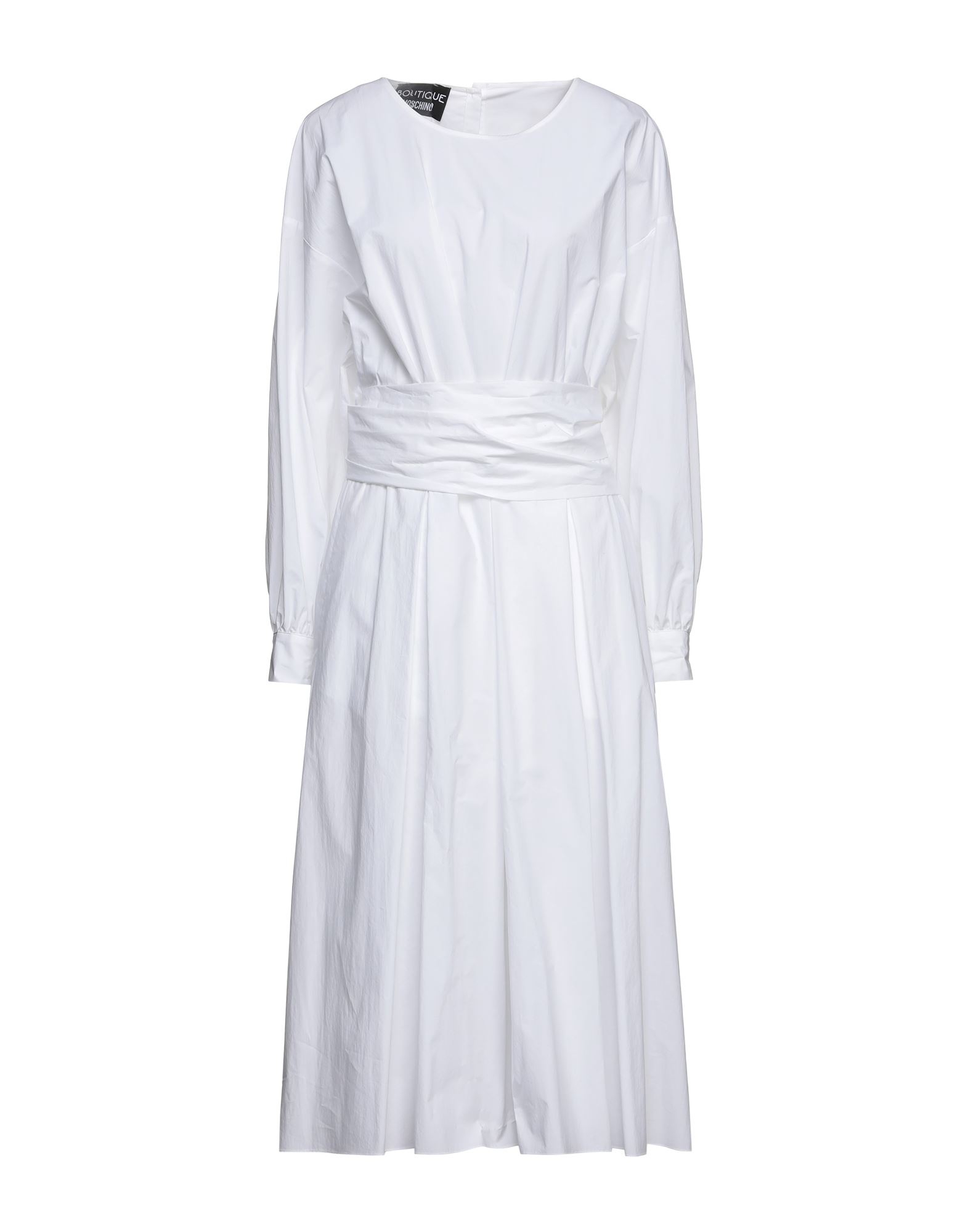 BOUTIQUE MOSCHINO Midi-kleid Damen Weiß BOUTIQUE MOSCHINO Midi-kleid Damen Weiß von BOUTIQUE MOSCHINO