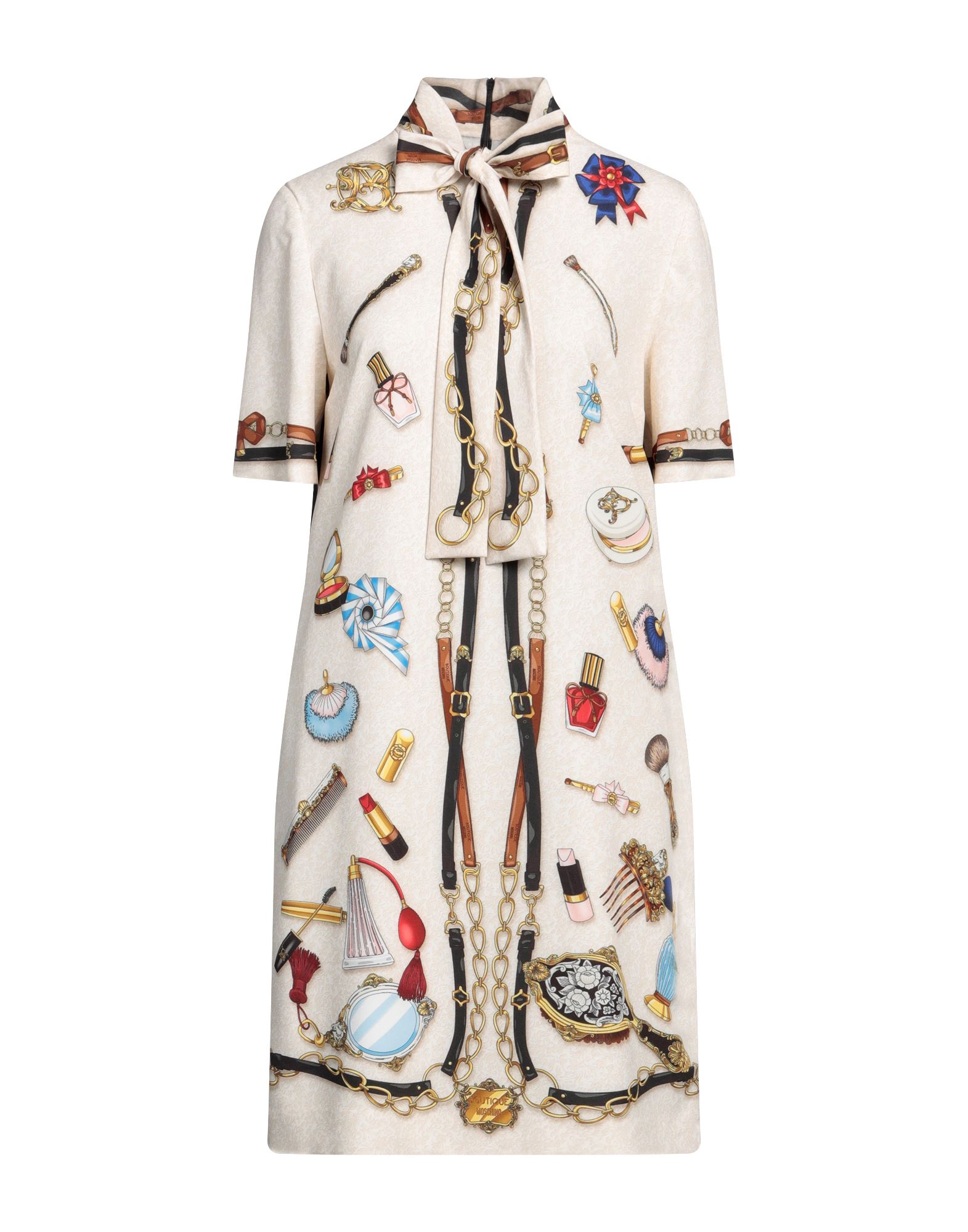 BOUTIQUE MOSCHINO Mini-kleid Damen Beige von BOUTIQUE MOSCHINO