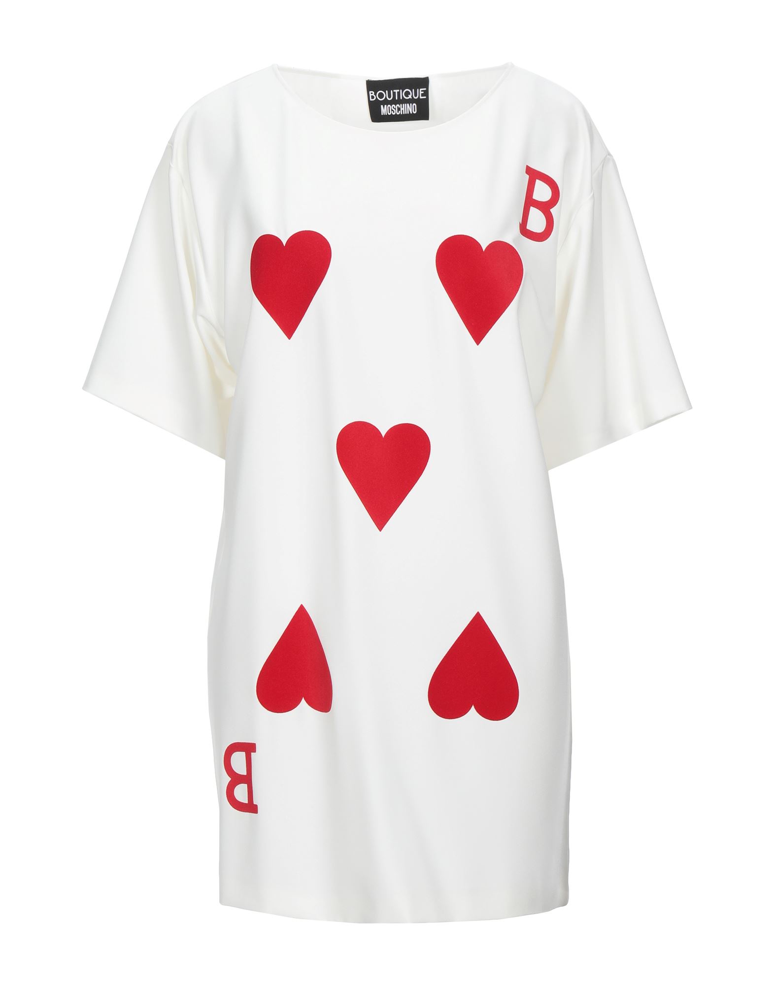 BOUTIQUE MOSCHINO Mini-kleid Damen Weiß BOUTIQUE MOSCHINO Mini-kleid Damen Weiß von BOUTIQUE MOSCHINO