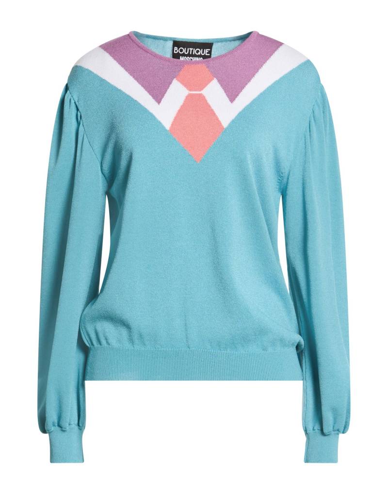 BOUTIQUE MOSCHINO Pullover Damen Azurblau von BOUTIQUE MOSCHINO