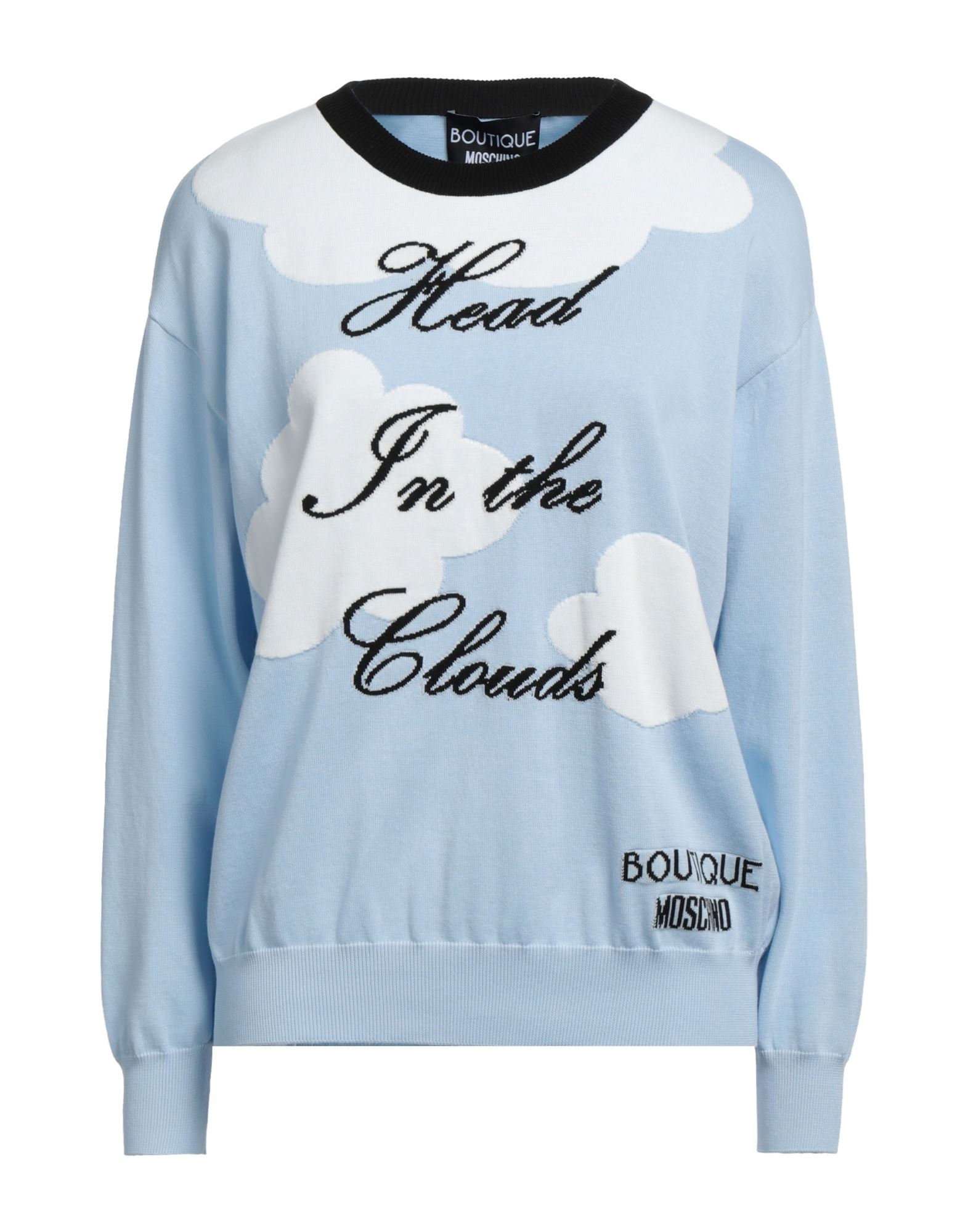 BOUTIQUE MOSCHINO Pullover Damen Himmelblau von BOUTIQUE MOSCHINO