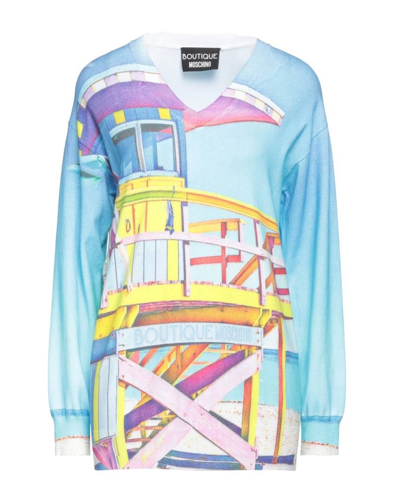 BOUTIQUE MOSCHINO Pullover Damen Himmelblau von BOUTIQUE MOSCHINO