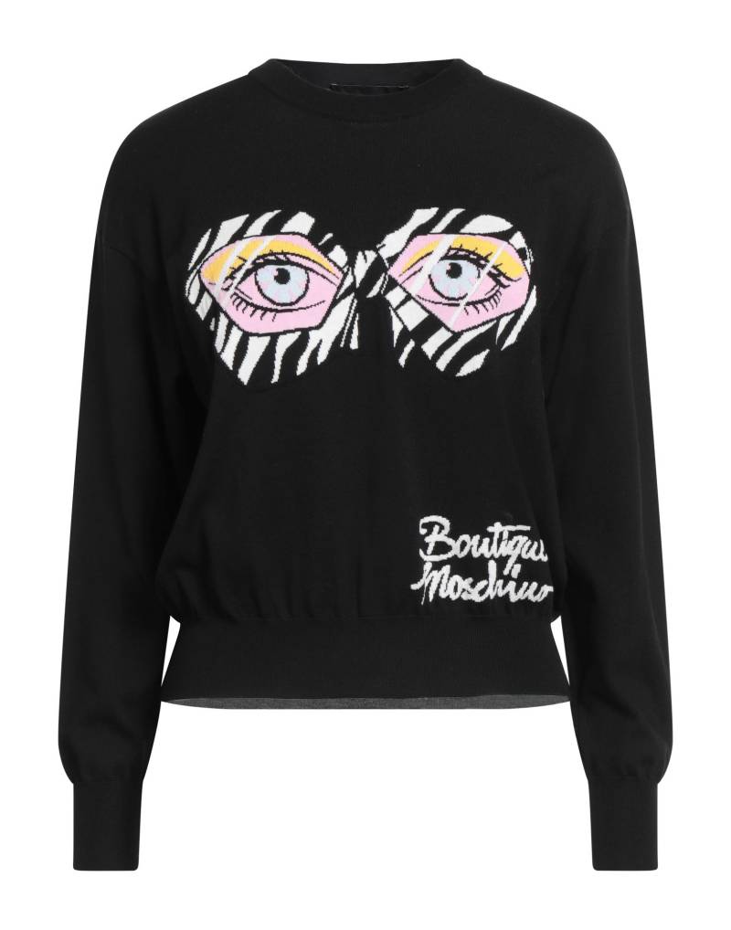 BOUTIQUE MOSCHINO Pullover Damen Schwarz von BOUTIQUE MOSCHINO