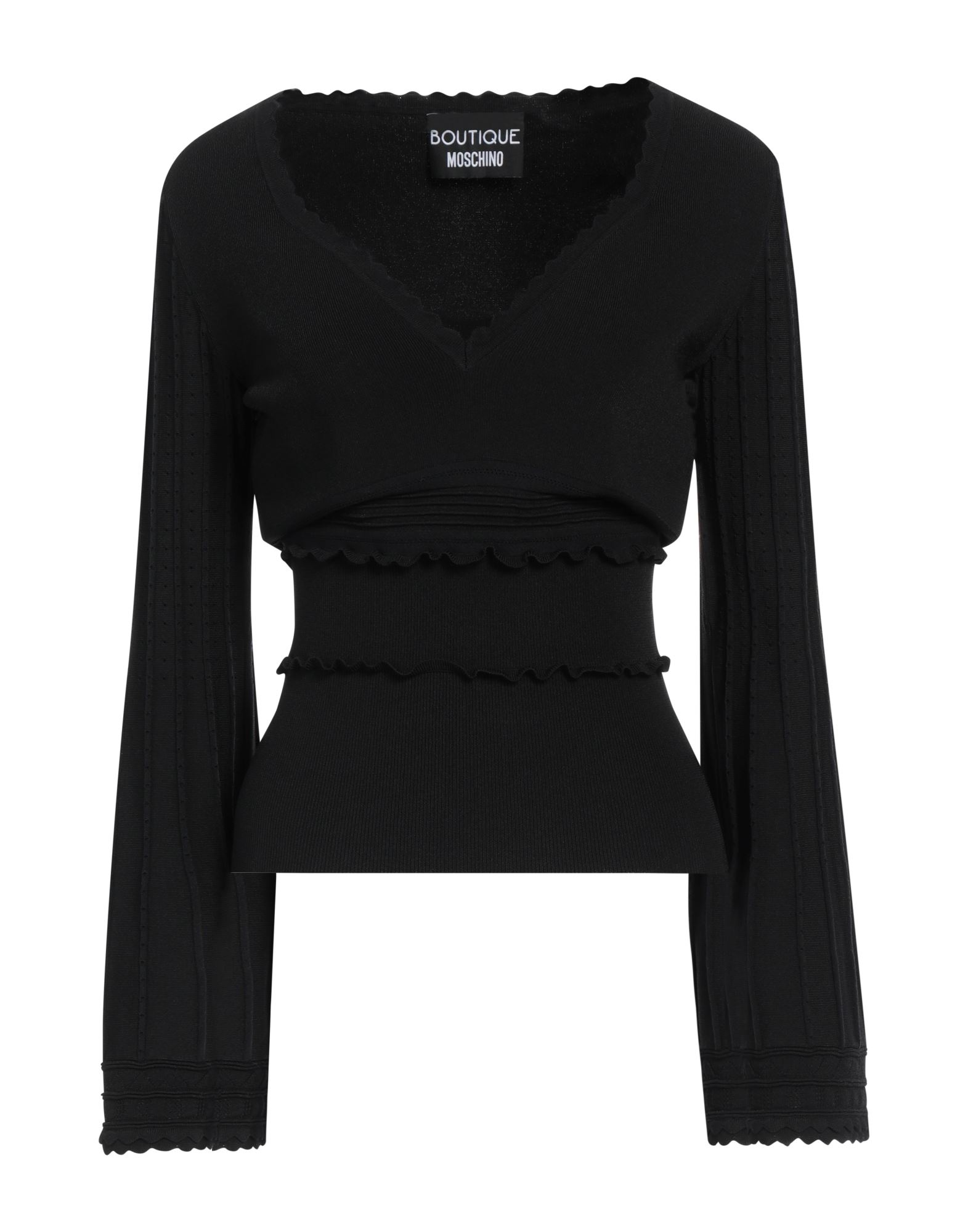 BOUTIQUE MOSCHINO Pullover Damen Schwarz von BOUTIQUE MOSCHINO