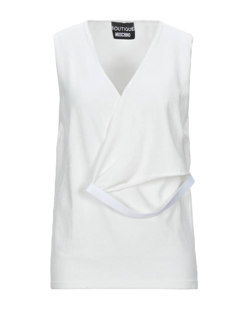 BOUTIQUE MOSCHINO Pullover Damen Weiß von BOUTIQUE MOSCHINO