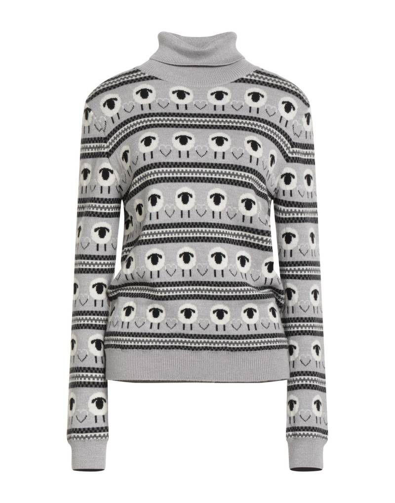 BOUTIQUE MOSCHINO Rollkragenpullover Damen Grau von BOUTIQUE MOSCHINO