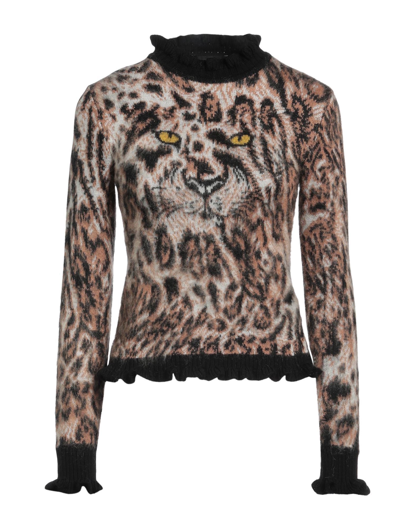 BOUTIQUE MOSCHINO Rollkragenpullover Damen Kamel BOUTIQUE MOSCHINO Rollkragenpullover Damen Kamel von BOUTIQUE MOSCHINO