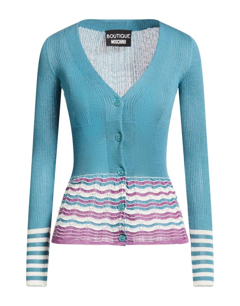 BOUTIQUE MOSCHINO Strickjacke Damen Aquamarin von BOUTIQUE MOSCHINO