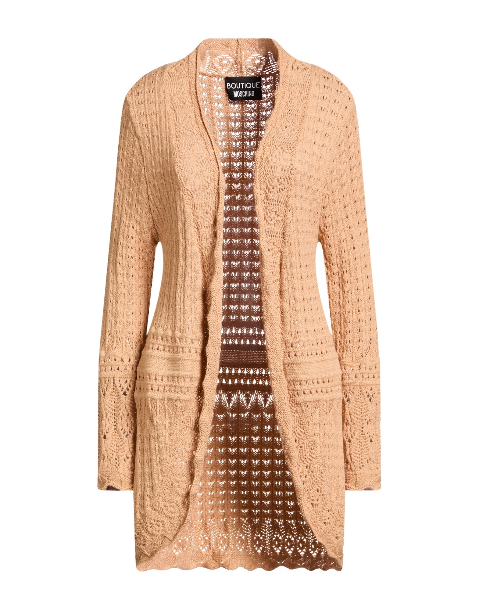 BOUTIQUE MOSCHINO Strickjacke Damen Kamel von BOUTIQUE MOSCHINO