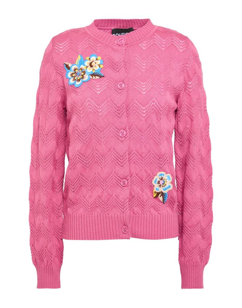 BOUTIQUE MOSCHINO Strickjacke Damen Malve BOUTIQUE MOSCHINO Strickjacke Damen Malve von BOUTIQUE MOSCHINO