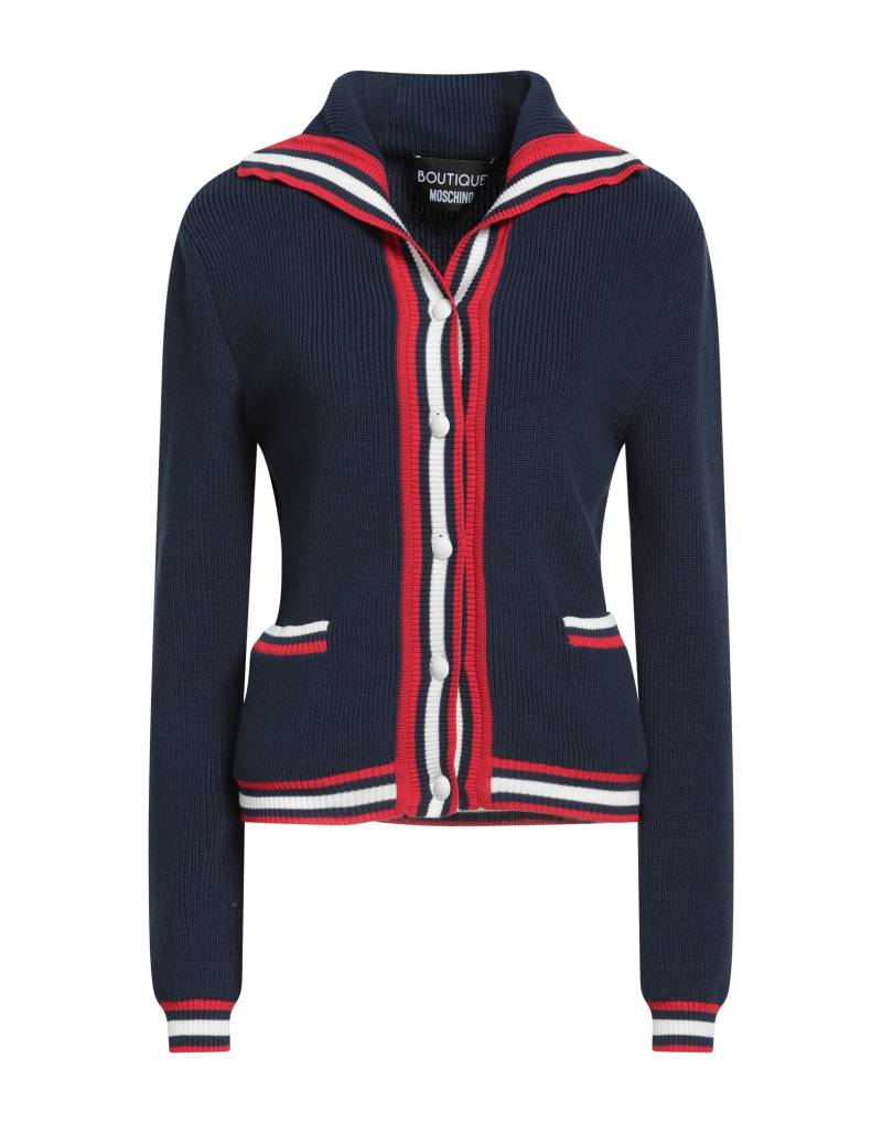 BOUTIQUE MOSCHINO Strickjacke Damen Marineblau von BOUTIQUE MOSCHINO