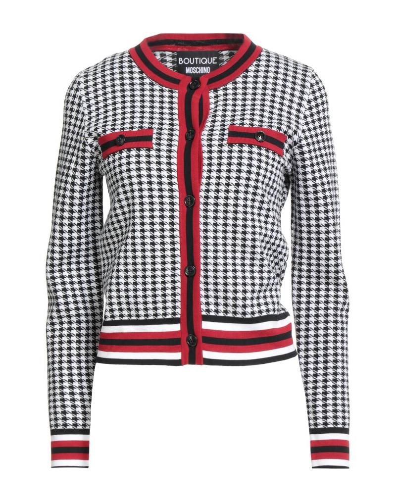 BOUTIQUE MOSCHINO Strickjacke Damen Weiß von BOUTIQUE MOSCHINO