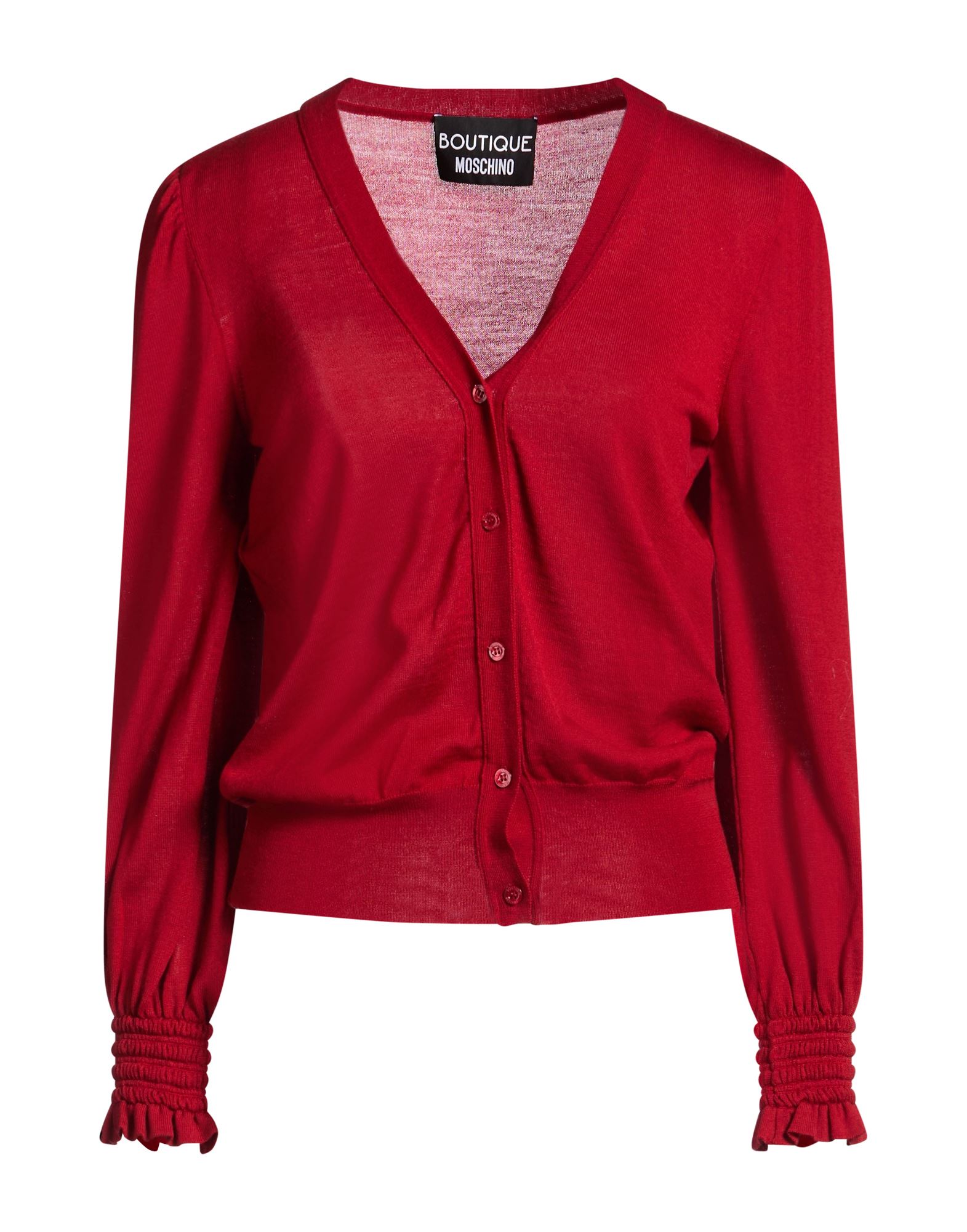 BOUTIQUE MOSCHINO Strickjacke Damen Ziegelrot von BOUTIQUE MOSCHINO