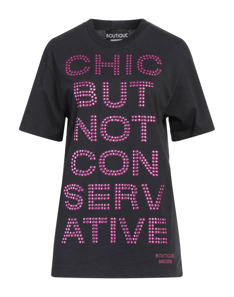 BOUTIQUE MOSCHINO T-shirts Damen Schwarz von BOUTIQUE MOSCHINO