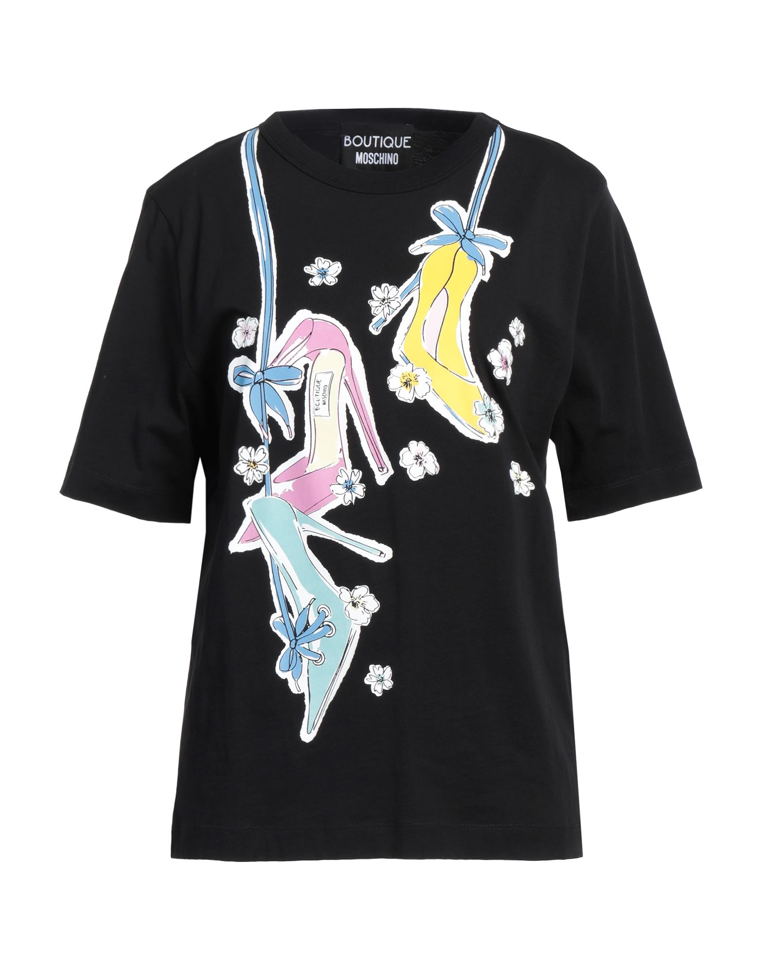 BOUTIQUE MOSCHINO T-shirts Damen Schwarz BOUTIQUE MOSCHINO T-shirts Damen Schwarz von BOUTIQUE MOSCHINO