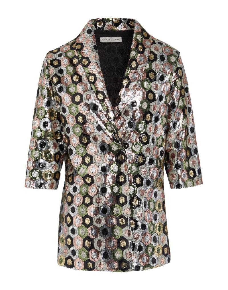 BOUTIQUE de la FEMME Jacke & Anorak Damen Silber von BOUTIQUE de la FEMME