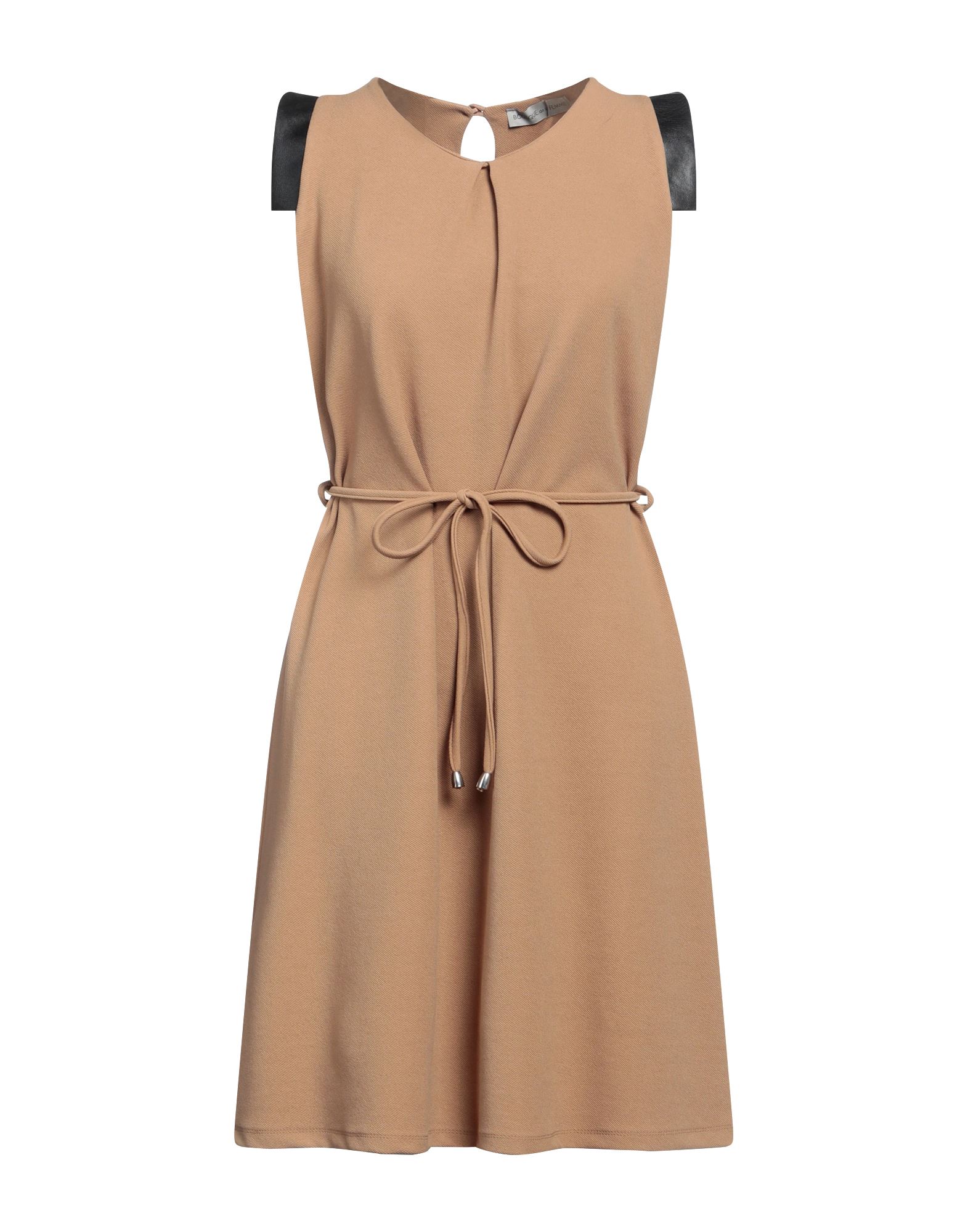 BOUTIQUE de la FEMME Midi-kleid Damen Sand von BOUTIQUE de la FEMME