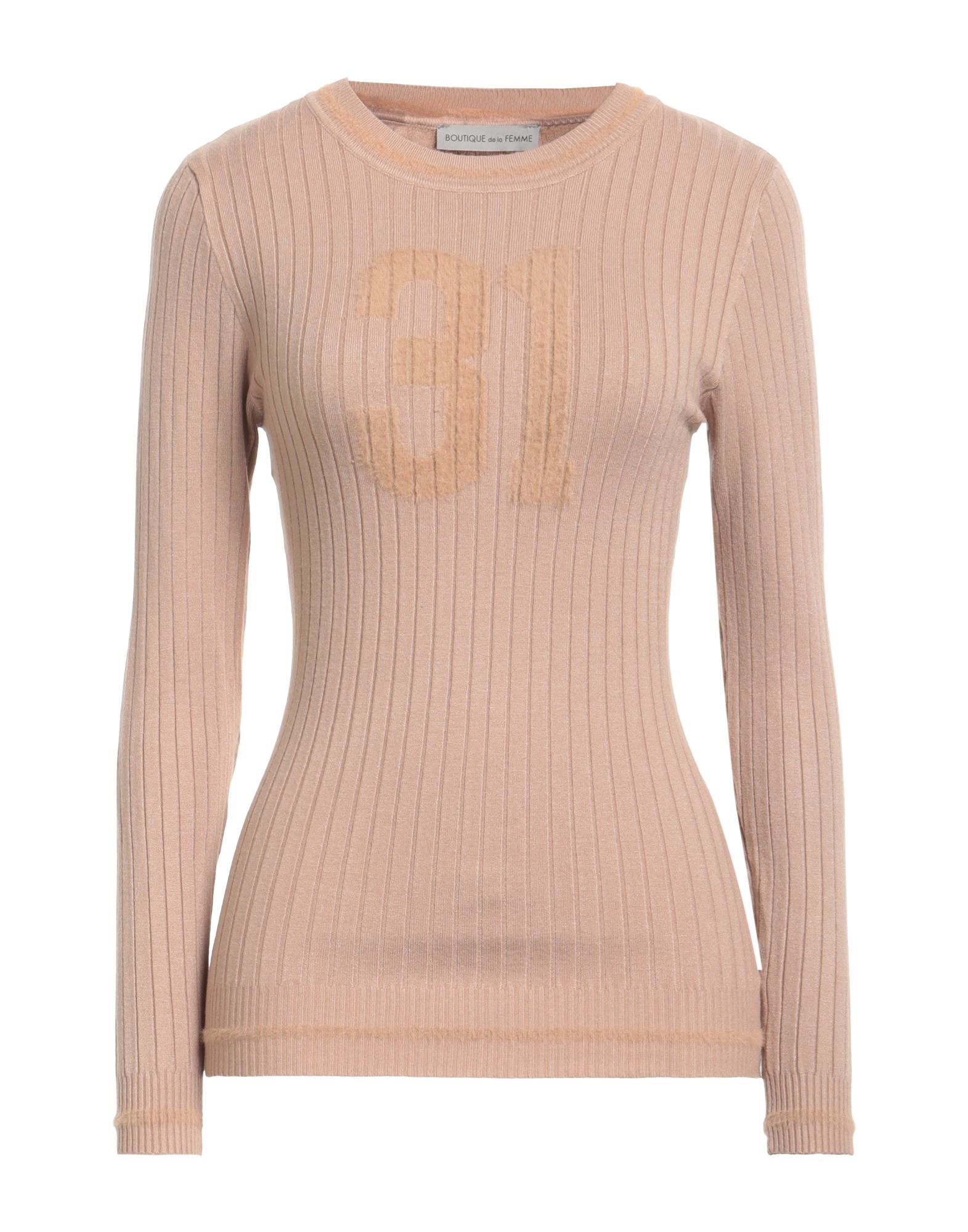 BOUTIQUE de la FEMME Pullover Damen Beige von BOUTIQUE de la FEMME