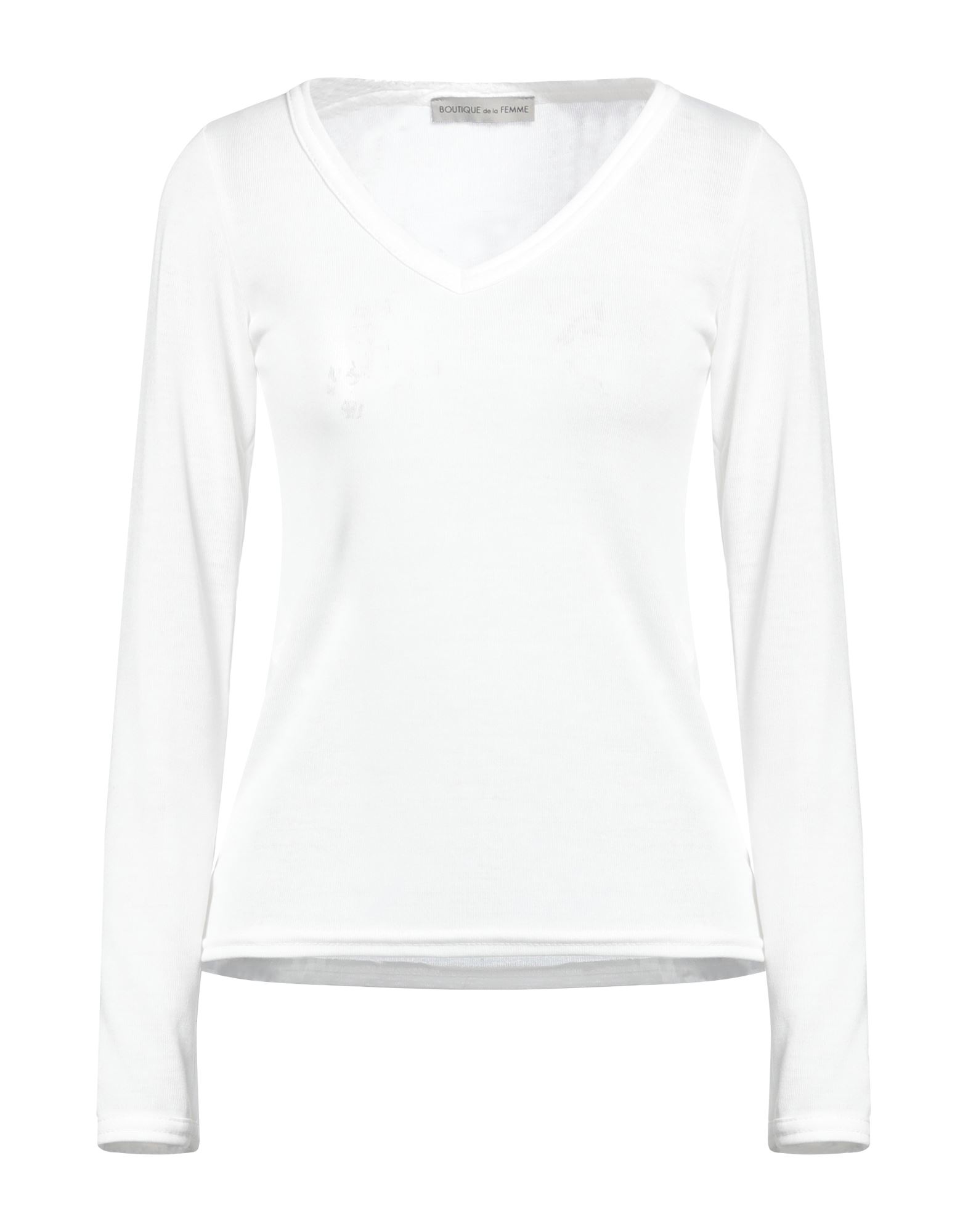 BOUTIQUE de la FEMME Pullover Damen Weiß von BOUTIQUE de la FEMME