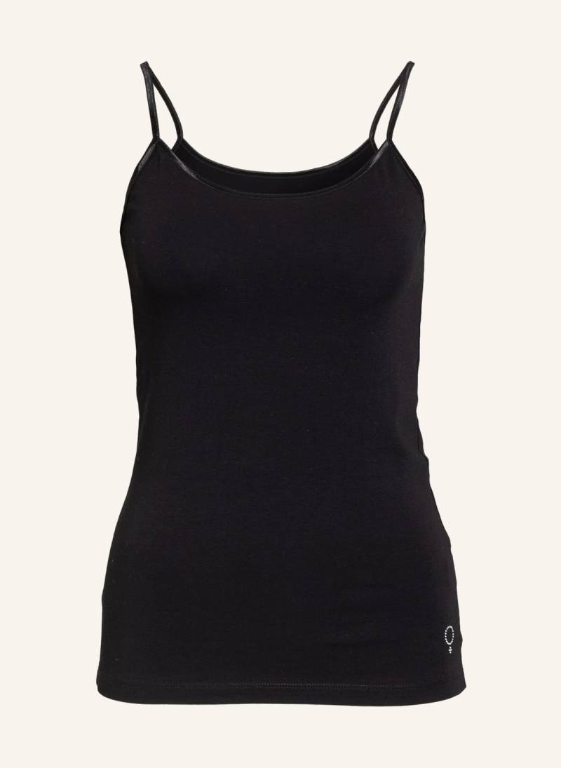 Boviva Top Mit Schmucksteinbesatz schwarz Boviva Top Mit Schmucksteinbesatz schwarz von BOVIVA