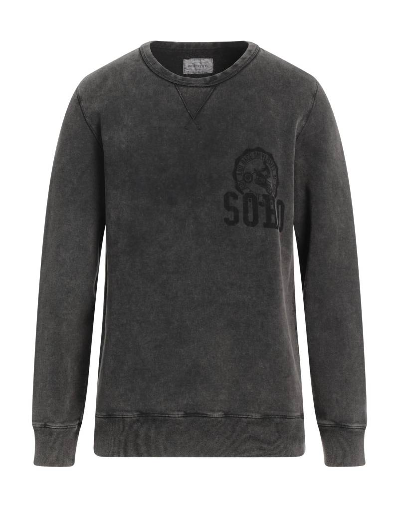 BOWERY Sweatshirt Herren Braungrau von BOWERY