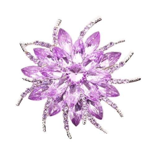 Strass-Sonnenblumen-Brosche, Blumenform, Rhinston, Blumen-Brosche, Marquiseschliff, Kranz, Schmuckform, Brosche, 1pc von BOWTONG