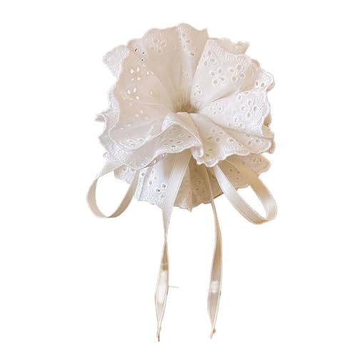 Trendige hohle Spitzen-Haargummis, elastische Haarbänder, Schleife, Haarband, Haargummi, Kordelzug, Frauen-Design, V4z3 Darm von BOWTONG