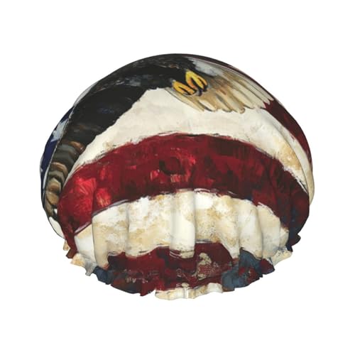 American Eagle Duschhauben für Frauen, wiederverwendbare Duschhaube, perfekte Duschhauben für langes Haar und den täglichen Gebrauch American Eagle Duschhauben für Frauen, wiederverwendbare Duschhaube, perfekte Duschhauben für langes Haar und den täglichen Gebrauch von BOXILTD