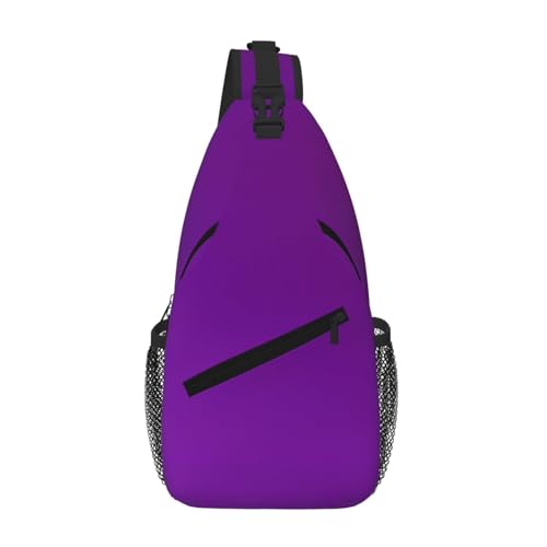 BOXILTD Dunkelviolette Umhängetasche für Damen und Herren, Rucksack, Schultertasche, Reisen, Wandern, Brusttasche, Arbeit und Reisen, Dunkelviolett, Einheitsgröße BOXILTD Dunkelviolette Umhängetasche für Damen und Herren, Rucksack, Schultertasche, Reisen, Wandern, Brusttasche, Arbeit und Reisen, Dunkelviolett, Einheitsgröße von BOXILTD