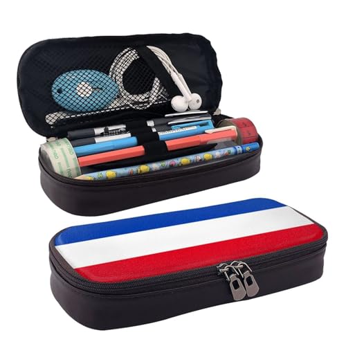 BOXILTD Federmäppchen aus Leder mit Flagge des Kantons Schleswig-Holstein, Mehrzweck-Federmäppchen mit Reißverschluss, ein niedlicher Stifthalter, geeignet für die Arbeit BOXILTD Federmäppchen aus Leder mit Flagge des Kantons Schleswig-Holstein, Mehrzweck-Federmäppchen mit Reißverschluss, ein niedlicher Stifthalter, geeignet für die Arbeit von BOXILTD