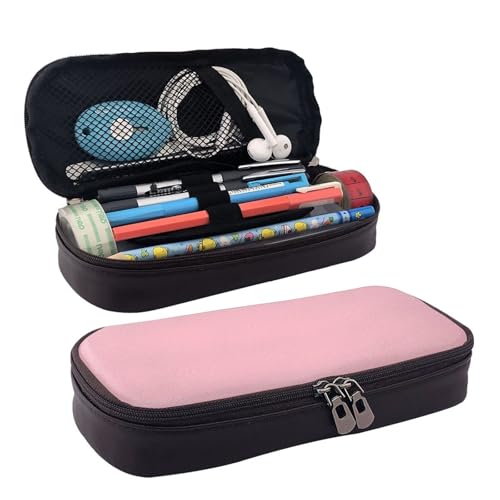 BOXILTD Federmäppchen aus natürlichem rosa Leder – Mehrzweck-Federmäppchen mit Reißverschluss, ein niedlicher Stifthalter, geeignet für die Arbeit BOXILTD Federmäppchen aus natürlichem rosa Leder – Mehrzweck-Federmäppchen mit Reißverschluss, ein niedlicher Stifthalter, geeignet für die Arbeit von BOXILTD