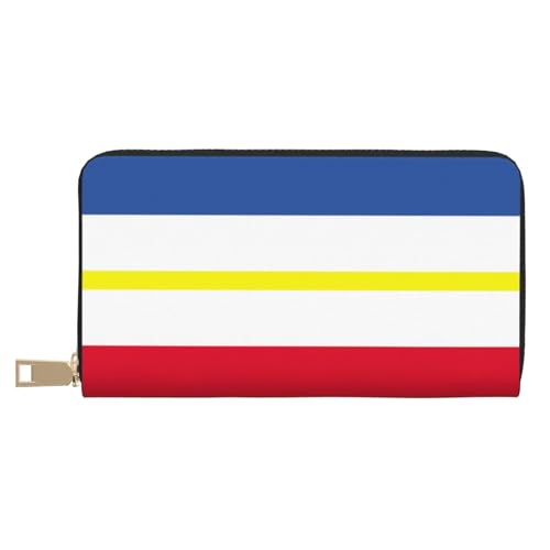 BOXILTD Geldbörse aus Leder mit Flagge des Kantons Sachsen-Anhalt für Damen und Herren – lange Geldbörse mit Reißverschluss, großes Fassungsvermögen, Kreditkartenetui, Reisebrieftaschen, Flagge des BOXILTD Geldbörse aus Leder mit Flagge des Kantons Sachsen-Anhalt für Damen und Herren – lange Geldbörse mit Reißverschluss, großes Fassungsvermögen, Kreditkartenetui, Reisebrieftaschen, Flagge des von BOXILTD