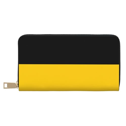 BOXILTD Geldbörse aus Leder mit Flagge des Kantons Sachsen-Anhalt für Damen und Herren – lange Geldbörse mit Reißverschluss, großes Fassungsvermögen, Kreditkartenetui, Reisebrieftaschen, Flagge des BOXILTD Geldbörse aus Leder mit Flagge des Kantons Sachsen-Anhalt für Damen und Herren – lange Geldbörse mit Reißverschluss, großes Fassungsvermögen, Kreditkartenetui, Reisebrieftaschen, Flagge des von BOXILTD
