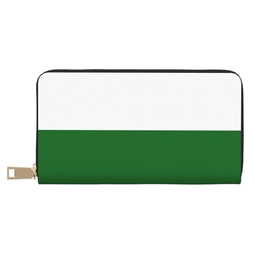 BOXILTD Geldbörse aus Leder mit Flagge des Kantons Sachsen-Anhalt für Damen und Herren – lange Geldbörse mit Reißverschluss, großes Fassungsvermögen, Kreditkartenetui, Reisebrieftaschen, Flagge BOXILTD Geldbörse aus Leder mit Flagge des Kantons Sachsen-Anhalt für Damen und Herren – lange Geldbörse mit Reißverschluss, großes Fassungsvermögen, Kreditkartenetui, Reisebrieftaschen, Flagge von BOXILTD
