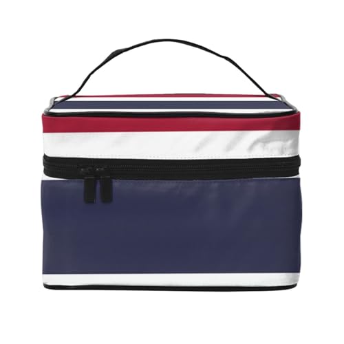 BOXILTD Große Kosmetiktasche mit Thüringen-Flagge für Damen, Reise-Make-up-Tasche für Zuhause, Fitnessstudio und lange Reisen, Schwarz, Flagge Thailands, Einheitsgröße von BOXILTD