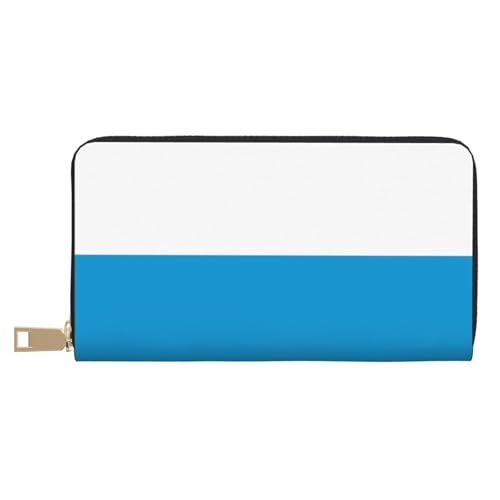 BOXILTD Ledergeldbörse mit Bayerischer Flagge für Damen und Herren – lange Geldbörse mit Reißverschluss, großes Fassungsvermögen, Kreditkartenhalter, Reisegepäck, Bayerische Flagge, One Size BOXILTD Ledergeldbörse mit Bayerischer Flagge für Damen und Herren – lange Geldbörse mit Reißverschluss, großes Fassungsvermögen, Kreditkartenhalter, Reisegepäck, Bayerische Flagge, One Size von BOXILTD