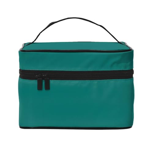 BOXILTD Ohio Kosmetiktasche mit Staatsflagge, große Kosmetiktasche für Damen, Reise-Make-up-Tasche für Zuhause, Fitnessstudio und lange Reisen, Schwarz, Naturgrün, Einheitsgröße von BOXILTD