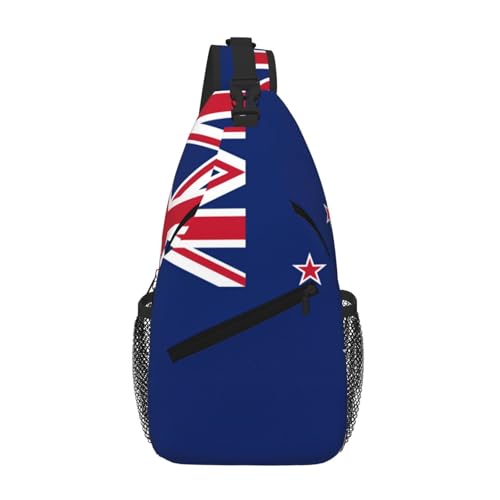BOXILTD Ohio Umhängetasche mit Staatsflagge für Damen und Herren, Rucksack, Schultertasche, Reisen, Wandern, Brusttasche, Arbeit und Reisen, Neuseeland-Flagge, Einheitsgröße BOXILTD Ohio Umhängetasche mit Staatsflagge für Damen und Herren, Rucksack, Schultertasche, Reisen, Wandern, Brusttasche, Arbeit und Reisen, Neuseeland-Flagge, Einheitsgröße von BOXILTD