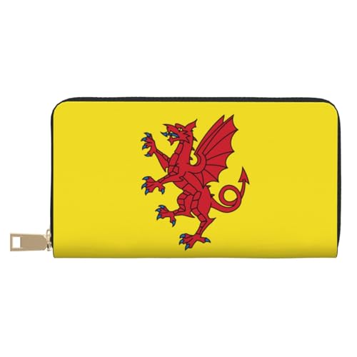 BOXILTD South Carolina Geldbörse aus Leder für Damen und Herren, langer Reißverschluss, großes Fassungsvermögen, Kreditkartenhalter, Reisegepäck, Somerset County Flagge, One Size BOXILTD South Carolina Geldbörse aus Leder für Damen und Herren, langer Reißverschluss, großes Fassungsvermögen, Kreditkartenhalter, Reisegepäck, Somerset County Flagge, One Size von BOXILTD