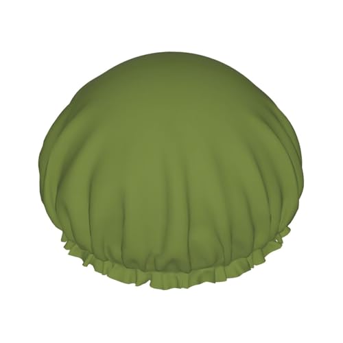 Dunkelgrüne Duschhauben für Frauen, wiederverwendbare Duschhaube, perfekte Duschhauben für lange Haare und den täglichen Gebrauch Dunkelgrüne Duschhauben für Frauen, wiederverwendbare Duschhaube, perfekte Duschhauben für lange Haare und den täglichen Gebrauch von BOXILTD