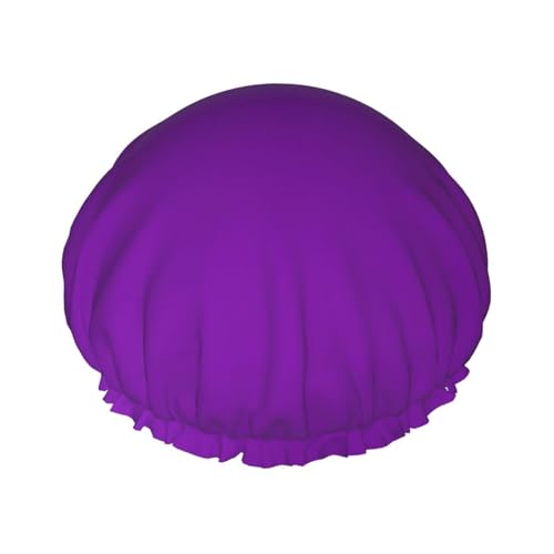 Dunkelviolette Duschhauben für Frauen, wiederverwendbare Duschhaube, perfekte Duschhauben für lange Haare und den täglichen Gebrauch Dunkelviolette Duschhauben für Frauen, wiederverwendbare Duschhaube, perfekte Duschhauben für lange Haare und den täglichen Gebrauch von BOXILTD