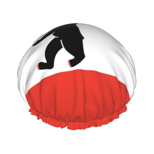 Duschhauben mit Berliner Flagge für Frauen, wiederverwendbare Duschhaube, perfekte Duschhauben für langes Haar und den täglichen Gebrauch Duschhauben mit Berliner Flagge für Frauen, wiederverwendbare Duschhaube, perfekte Duschhauben für langes Haar und den täglichen Gebrauch von BOXILTD