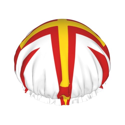 Duschhauben mit Flagge der Guernsey Islands für Frauen, wiederverwendbare Duschhaube, perfekte Duschhauben für langes Haar und den täglichen Gebrauch Duschhauben mit Flagge der Guernsey Islands für Frauen, wiederverwendbare Duschhaube, perfekte Duschhauben für langes Haar und den täglichen Gebrauch von BOXILTD