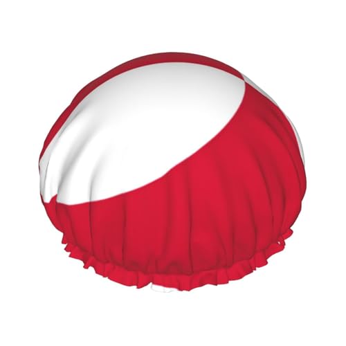 Duschhauben mit Grönland-Flagge für Frauen, wiederverwendbare Duschhaube, perfekte Duschhauben für lange Haare und den täglichen Gebrauch Duschhauben mit Grönland-Flagge für Frauen, wiederverwendbare Duschhaube, perfekte Duschhauben für lange Haare und den täglichen Gebrauch von BOXILTD