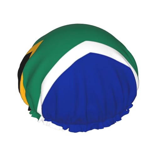 Duschhauben mit Südafrika-Flagge für Frauen, wiederverwendbare Duschhaube, perfekte Duschhauben für lange Haare und den täglichen Gebrauch Duschhauben mit Südafrika-Flagge für Frauen, wiederverwendbare Duschhaube, perfekte Duschhauben für lange Haare und den täglichen Gebrauch von BOXILTD