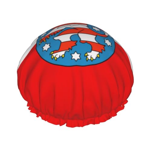 Duschhauben mit Thüringen-Flagge für Frauen, wiederverwendbare Duschhaube, perfekte Duschhauben für lange Haare und den täglichen Gebrauch Duschhauben mit Thüringen-Flagge für Frauen, wiederverwendbare Duschhaube, perfekte Duschhauben für lange Haare und den täglichen Gebrauch von BOXILTD