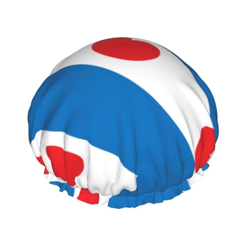 Duschhauben mit friesischer Flagge für Frauen, wiederverwendbare Duschhaube, perfekte Duschhauben für lange Haare und den täglichen Gebrauch Duschhauben mit friesischer Flagge für Frauen, wiederverwendbare Duschhaube, perfekte Duschhauben für lange Haare und den täglichen Gebrauch von BOXILTD