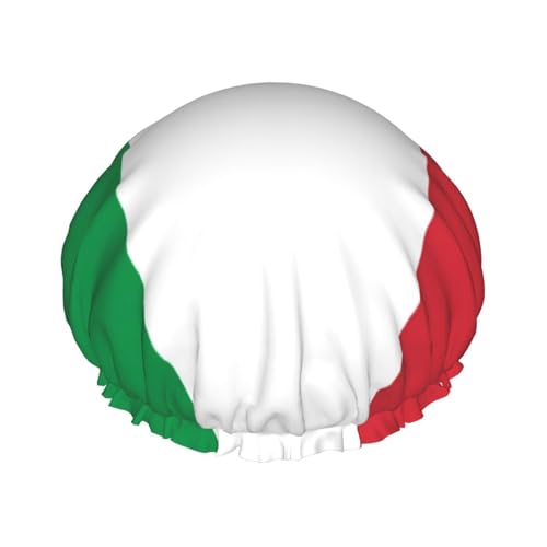 Duschhauben mit italienischer Flagge für Frauen, wiederverwendbare Duschhaube, perfekte Duschhauben für lange Haare und den täglichen Gebrauch Duschhauben mit italienischer Flagge für Frauen, wiederverwendbare Duschhaube, perfekte Duschhauben für lange Haare und den täglichen Gebrauch von BOXILTD