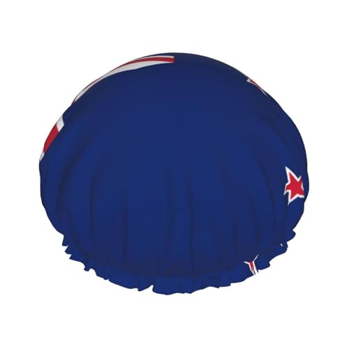 Duschhauben mit neuseeländischer Flagge für Frauen, wiederverwendbare Duschhaube, perfekte Duschhauben für langes Haar und den täglichen Gebrauch Duschhauben mit neuseeländischer Flagge für Frauen, wiederverwendbare Duschhaube, perfekte Duschhauben für langes Haar und den täglichen Gebrauch von BOXILTD